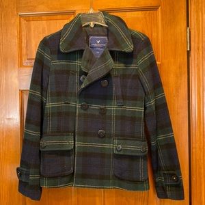 American Eagle Outfitters plaid coat
